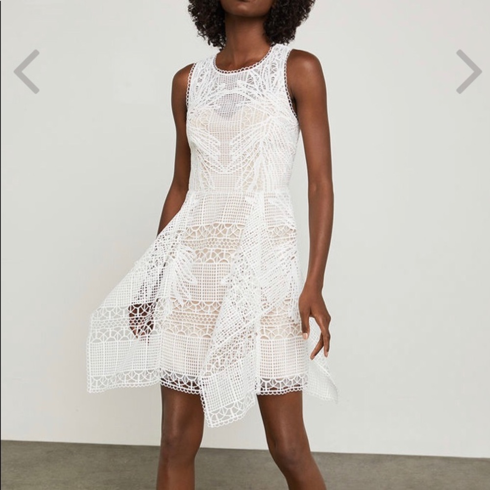 BCBG maxazria white dress
